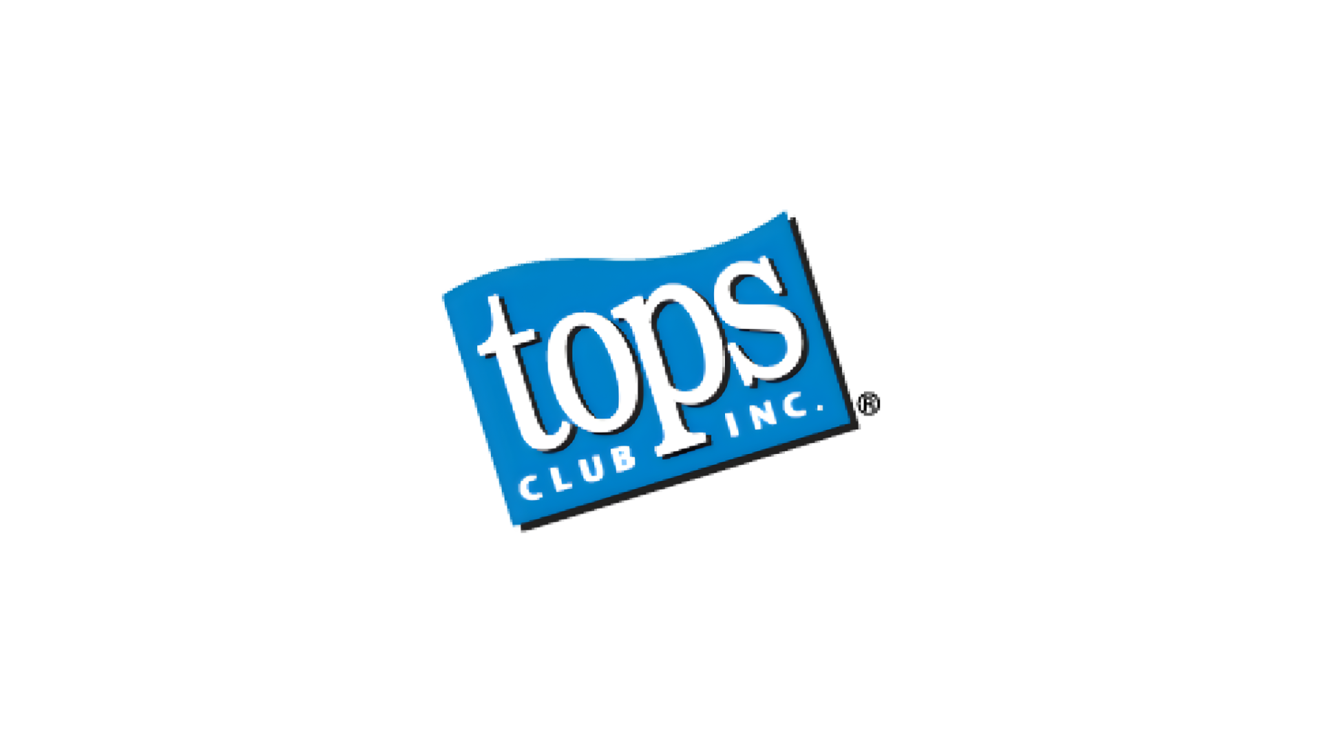 Timmins Care Blue and white logo for TOPS Club, Inc., with "tops" in lowercase letters and "CLUB INC." in uppercase letters below it. The logo is slightly tilted to the right. Cochrane District Social Services Administration Board